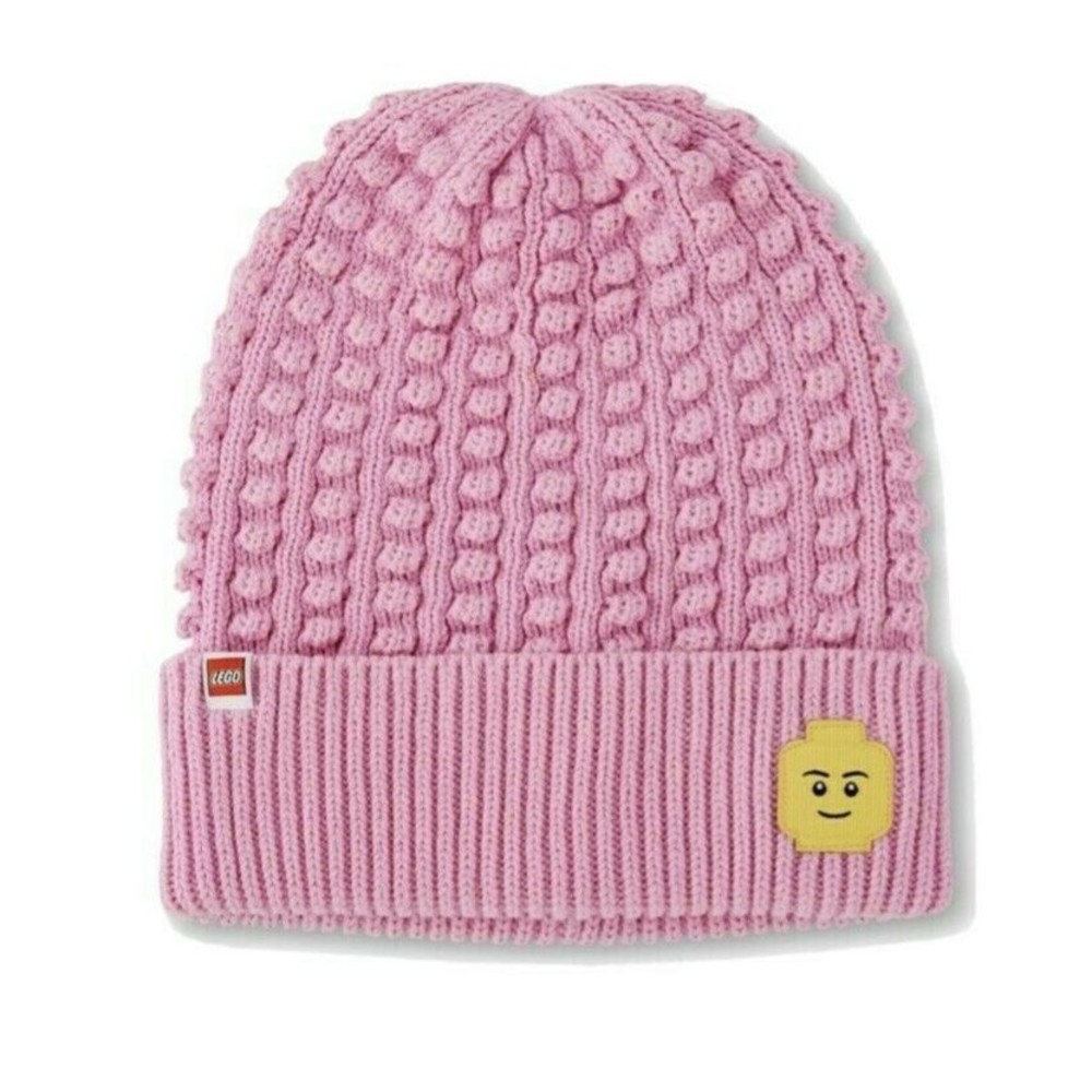 Adult LEGO Minifigure Patch Beanie Hat LEGO® Collection x Target Pink - NWT